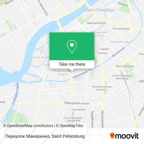 Переулок Макаренко map