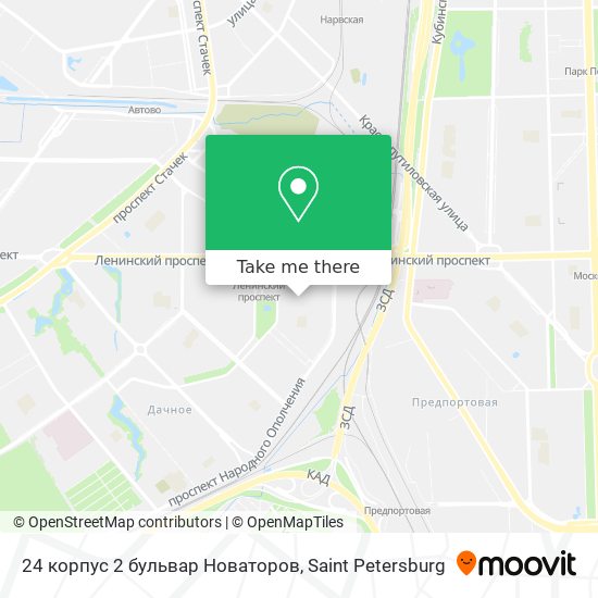 24 корпус 2 бульвар Новаторов map