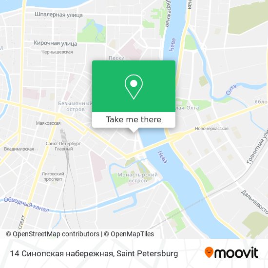 14 Синопская набережная map