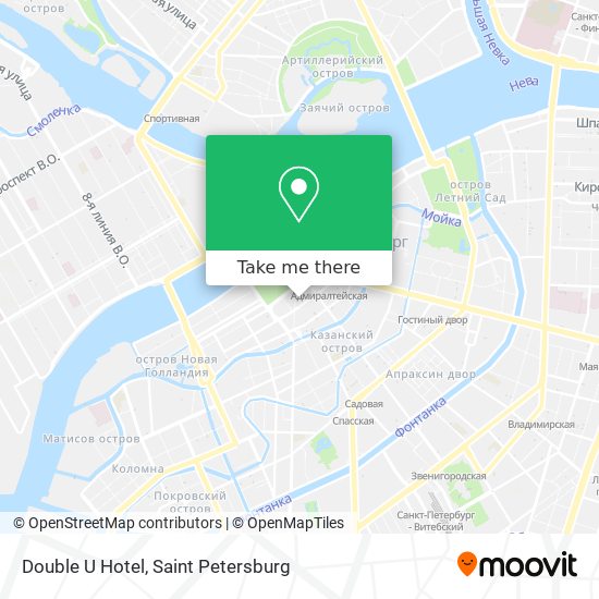 Double U Hotel map