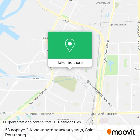 53 корпус 2 Краснопутиловская улица map
