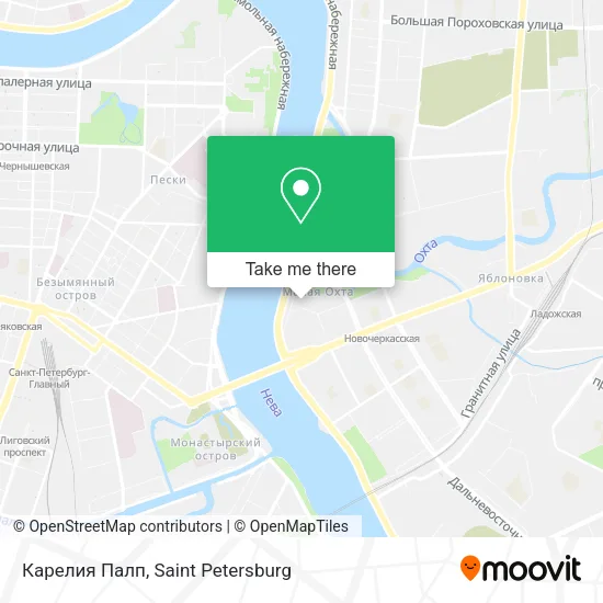 Карелия Палп map