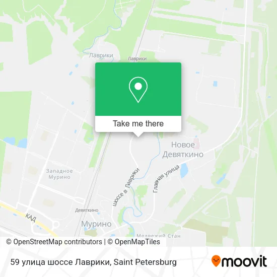 59 улица шоссе Лаврики map