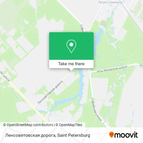 Ленсоветовская дорога map