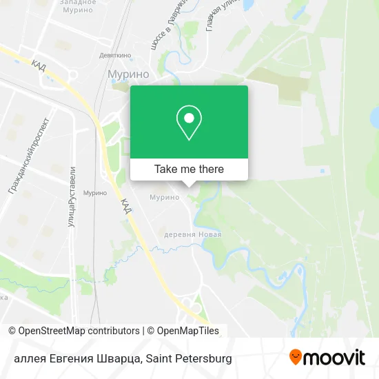 аллея Евгения Шварца map