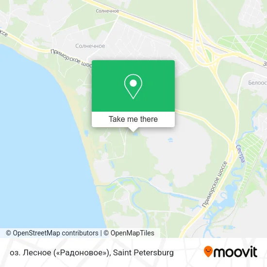 оз. Лесное («Радоновое») map