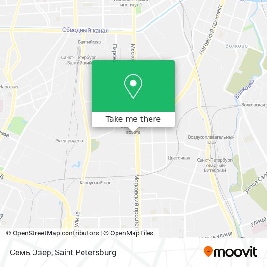 Семь Озер map