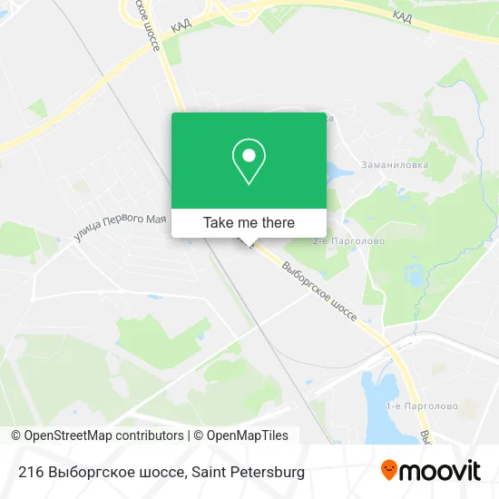 216 Выборгское шоссе map