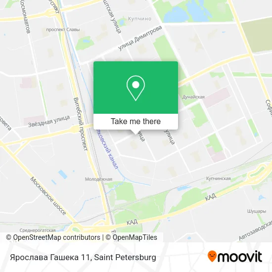 Ярослава Гашека 11 map