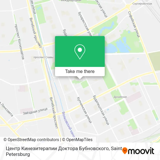 Центр Кинезитерапии Доктора Бубновского map