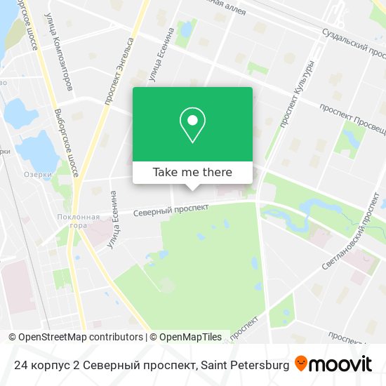 24 корпус 2 Северный проспект map