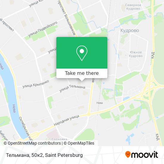 Тельмана, 50к2 map