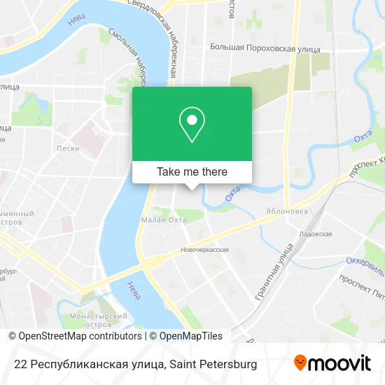 22 Республиканская улица map