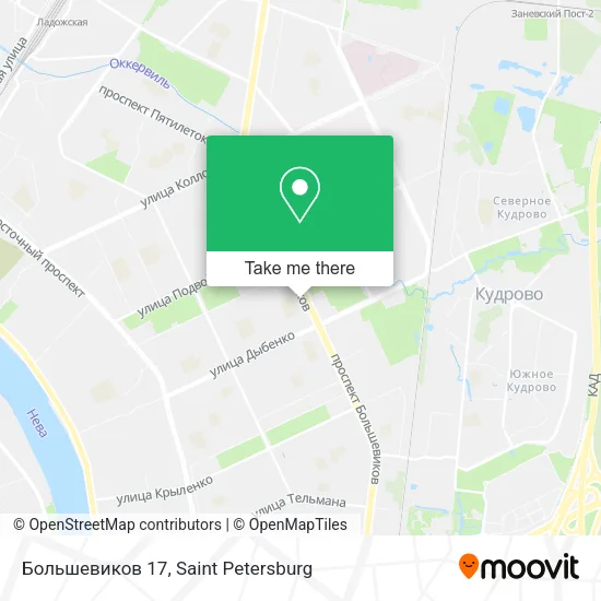 Большевиков 17 map