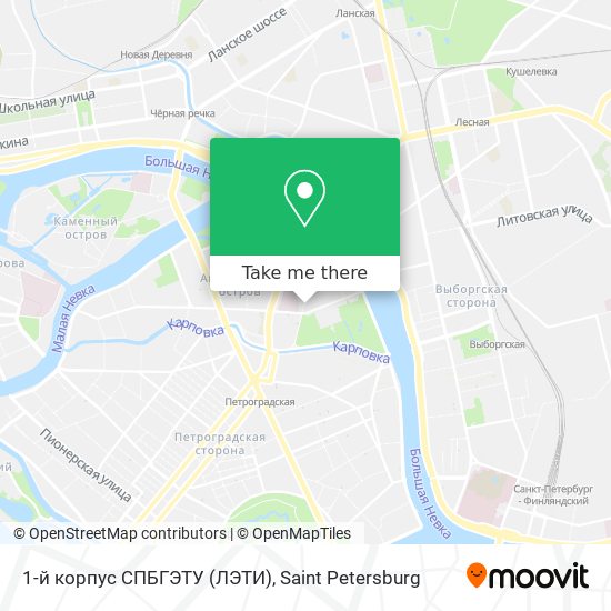 1-й корпус СПБГЭТУ (ЛЭТИ) map