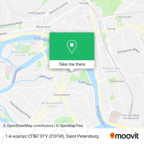 1-й корпус СПБГЭТУ (ЛЭТИ) map