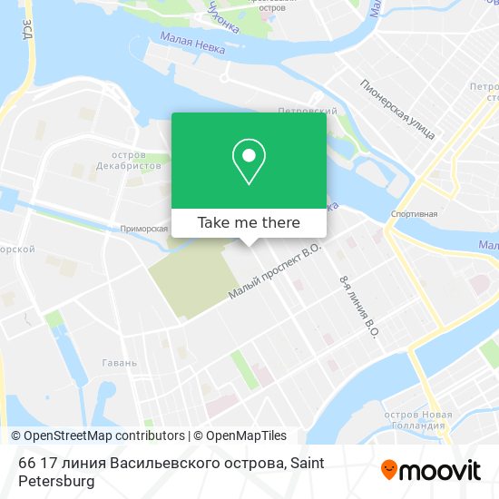 66 17 линия Васильевского острова map