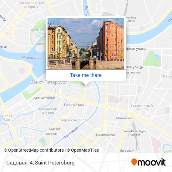 Садовая, 4 map