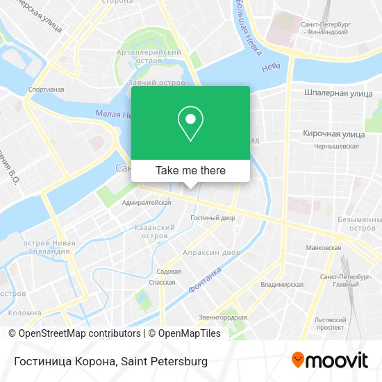 Гостиница Корона map