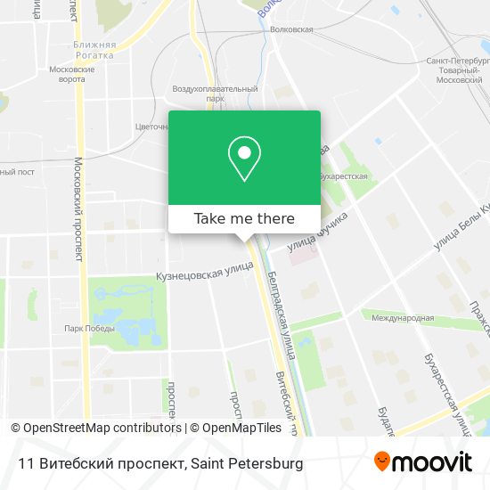 11 Витебский проспект map