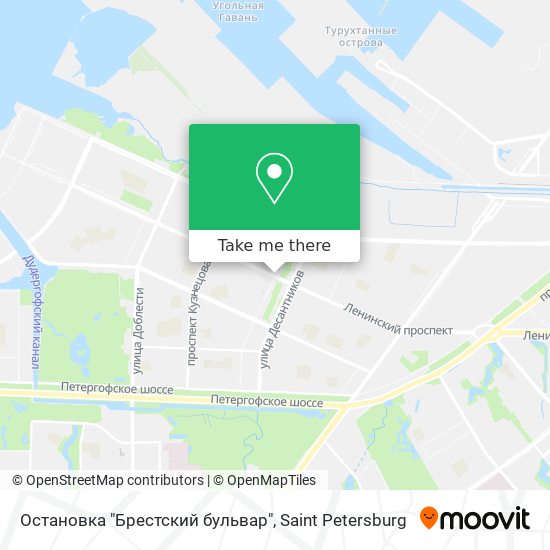 Остановка "Брестский бульвар" map