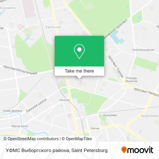УФМС Выборгского района map