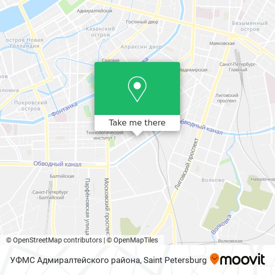 УФМС Адмиралтейского района map