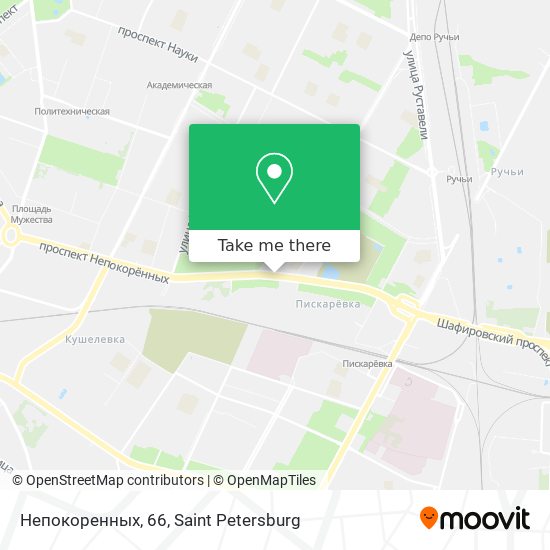 Непокоренных, 66 map