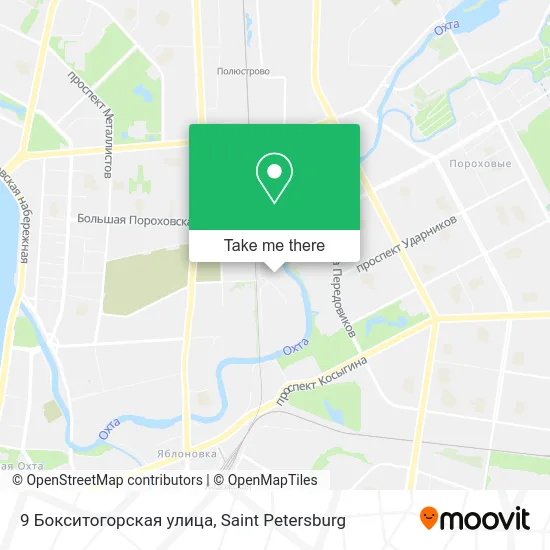 9 Бокситогорская улица map