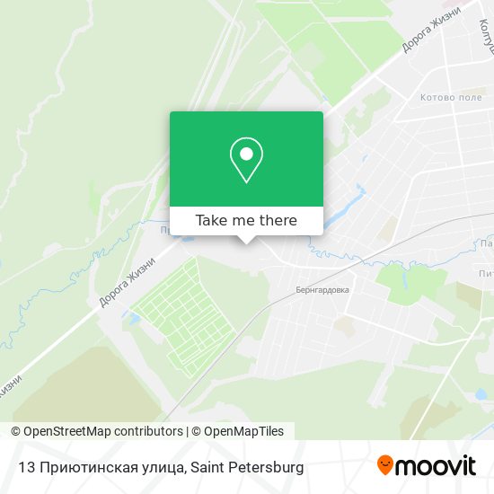 13 Приютинская улица map