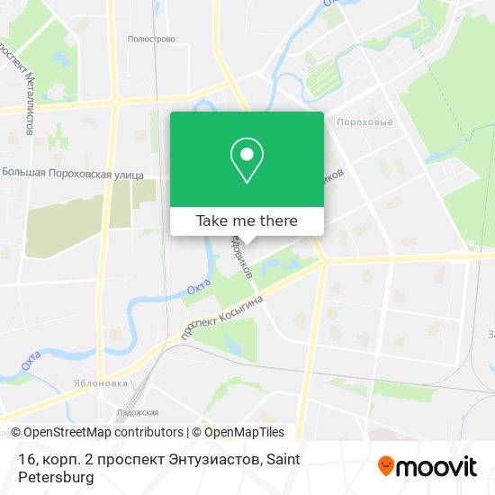 16, корп. 2 проспект Энтузиастов map