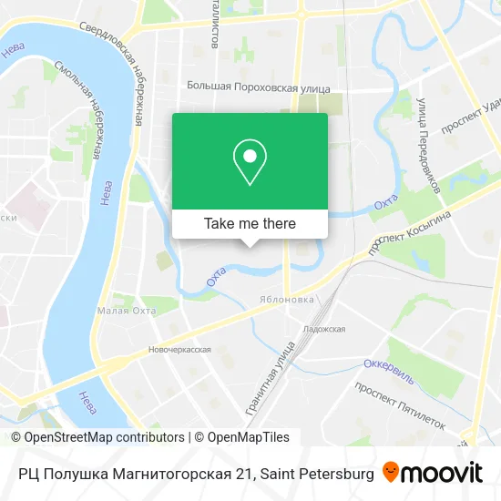 РЦ Полушка Магнитогорская 21 map