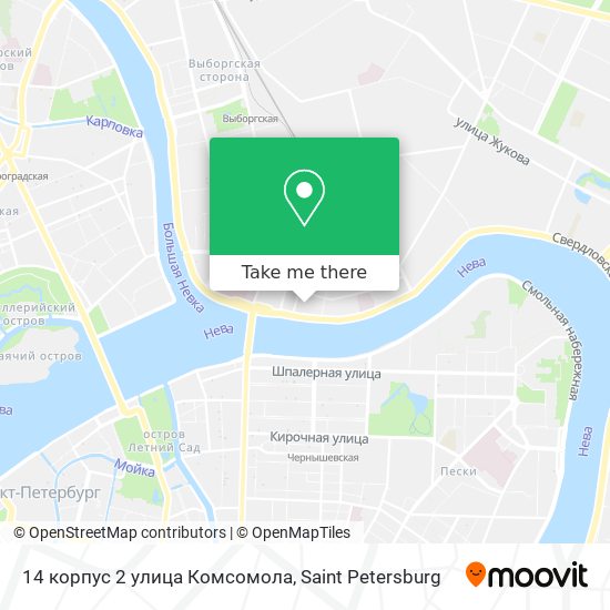14 корпус 2 улица Комсомола map