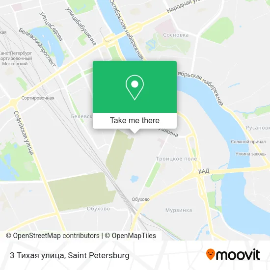 3 Тихая улица map