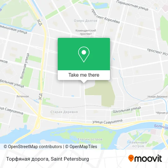 Торфяная дорога map