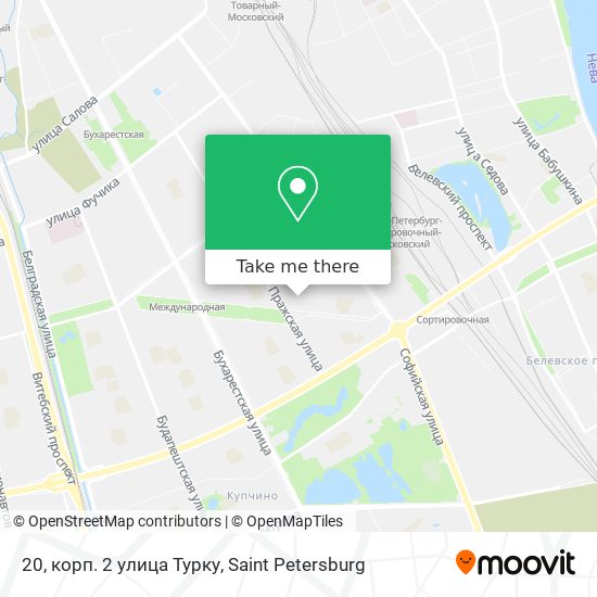 20, корп. 2 улица Турку map