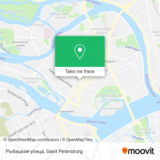 Рыбацкая улица map