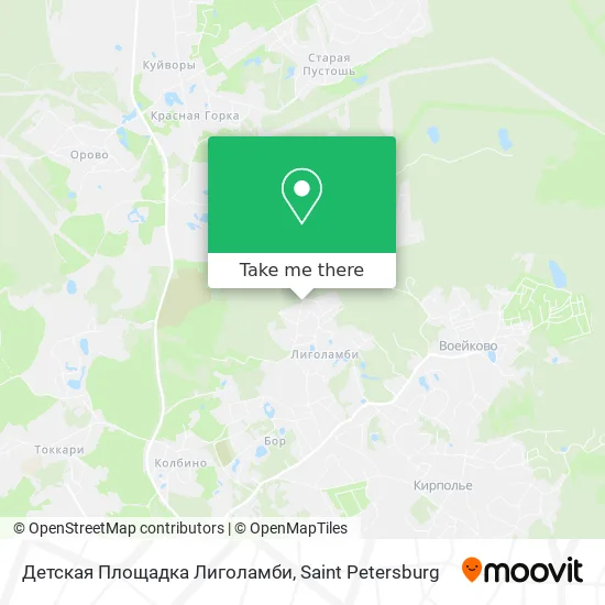 Детская Площадка Лиголамби map
