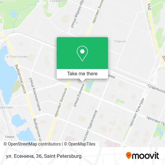 ул. Есенина, 36 map