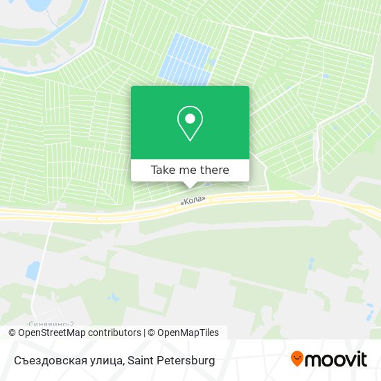Съездовская улица map