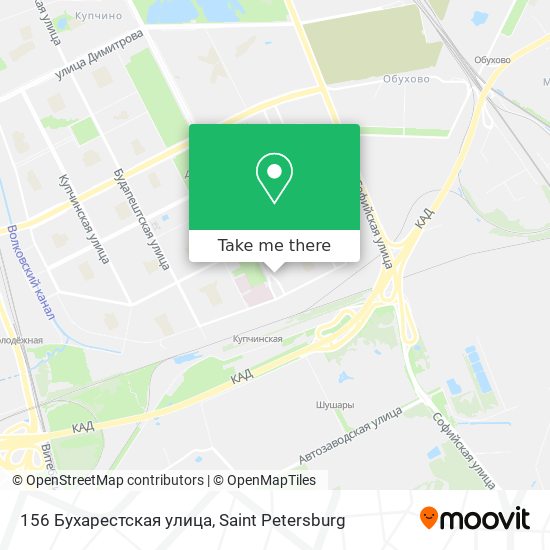 156 Бухарестская улица map