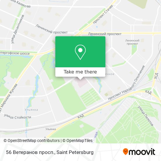 56 Ветеранов просп. map