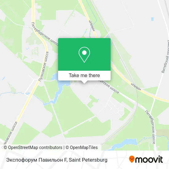 Экспофорум Павильон F map