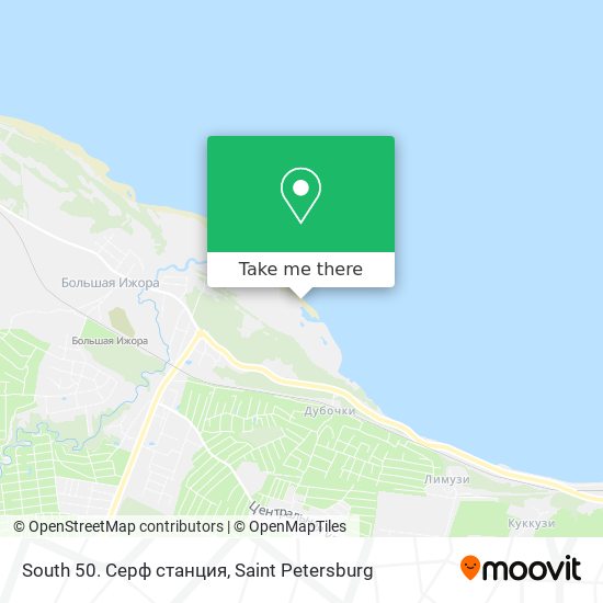 South 50. Серф станция map