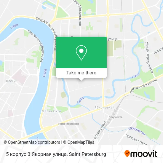 5 корпус 3 Якорная улица map