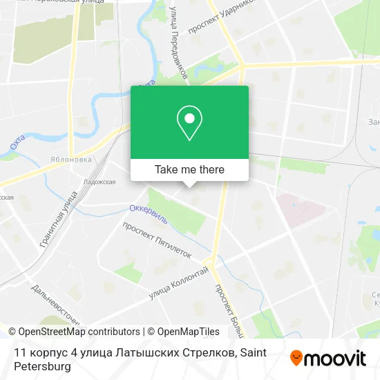 11 корпус 4 улица Латышских Стрелков map