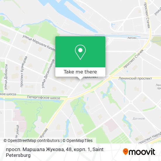 просп. Маршала Жукова, 48, корп. 1 map