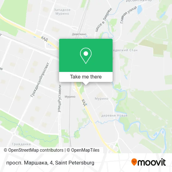 просп. Маршака, 4 map