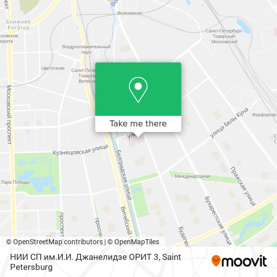 НИИ СП им.И.И. Джанелидзе ОРИТ 3 map