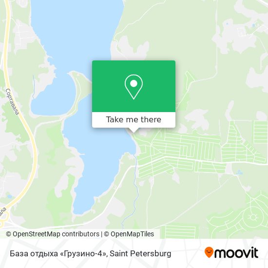 База отдыха «Грузино-4» map